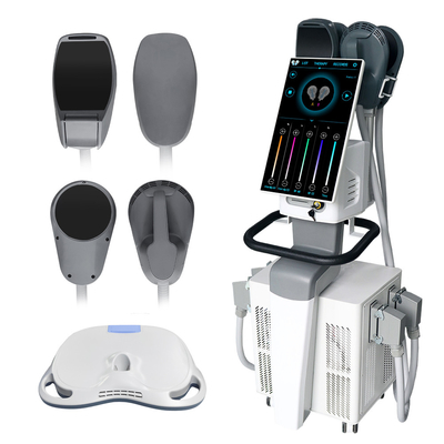 4000W EMS 조각 기계 15 인치 터치 스크린 HiemtT 출력 주파수 3-150HZ 손잡이와 팔을 포함합니다