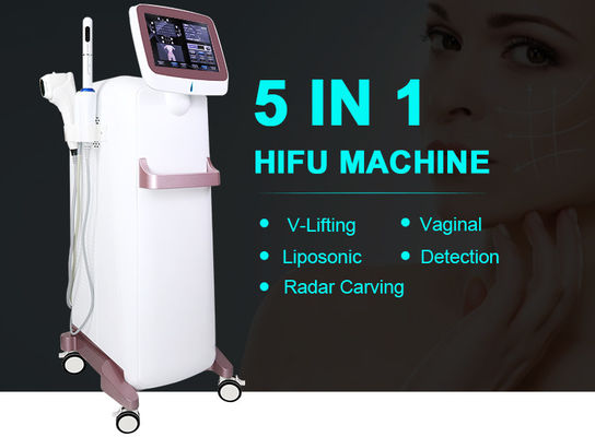 하이프우 질 밀착도 주름살 제거 Vmax 리포소닉을 위한 9D 미 HIFU 기계